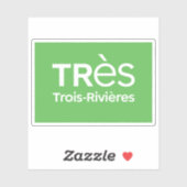 Logo of the city of Trois-Rivières, Quebec, Canada シール (シート)