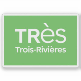 Logo of the city of Trois-Rivières, Quebec, Canada シール