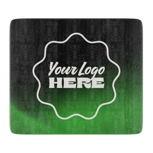LOGO or GRAPHIC | オーダーメイド ガラス カッティングボード (正面)