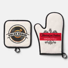 Logo Oven Mitt and Pot Holder Set 鍋つかみ&鍋敷きセット