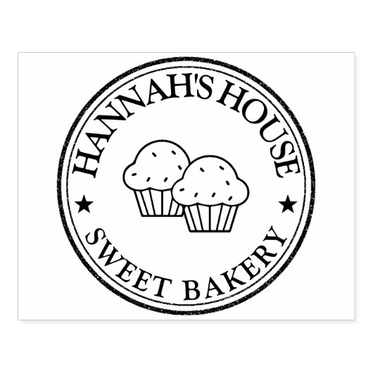 Logo Personnalisé Moderne  ラバースタンプ (インプリント)