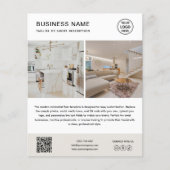 Logo Photo Minimalist Business Flyer チラシ (正面)