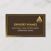 Logo & Photo Modern Minimalist Realtor Broker Agen 名刺 (正面)