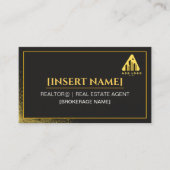 Logo & Photo Modern Minimalist Realtor Broker Agen 名刺 (正面)