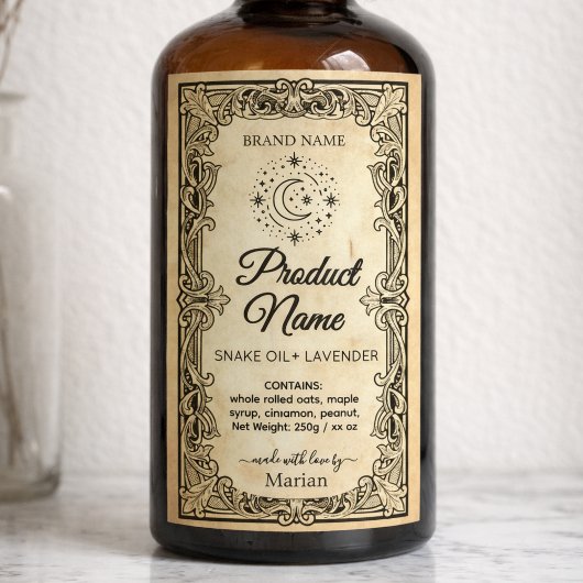 Logo Potion Vintage Apothecary Labels  ワインラベル