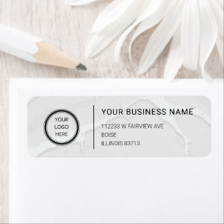 Logo Professional Business Return Address Label ラベル