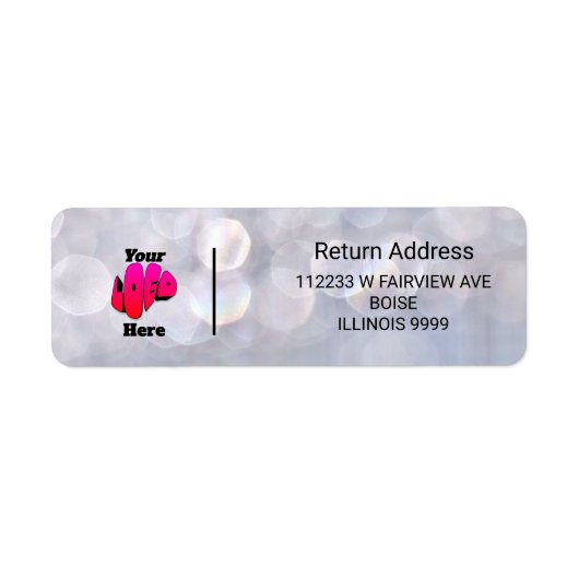 Logo Professional Business Return Address Label ラベル (正面)