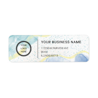 Logo Professional Business Return Address Label ラベル