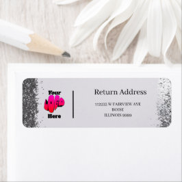 Logo Professional Business Return Address Label ラベル
