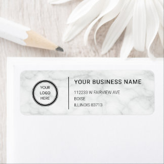 Logo Professional Business Return Address Label ラベル