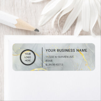 Logo Professional Business Return Address Label ラベル