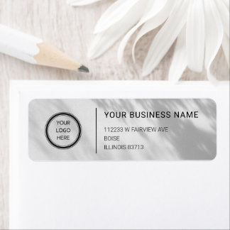 Logo Professional Business Return Address Label ラベル