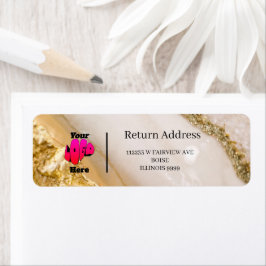 Logo Professional Business Return Address Label ラベル