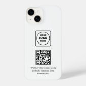 Logo QR Code Business Promo iphone case iPhoneケース (裏面)