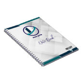  Logo & QR CODE white background ノートブック (右側)