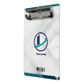  Logo & QR CODE white background ミニクリップボード (アングル2)