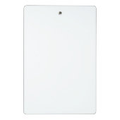  Logo & QR CODE white background ミニクリップボード (裏面)