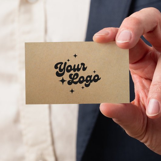 Logo Rustic Kraft Business Card 名刺