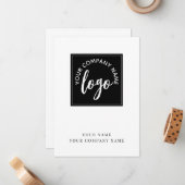 Logo Simple Note Card ノートカード (正面/裏面インサイチュ)