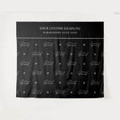 Logo Step Repeat Headline Trade Show Backdrop タペストリー (正面(横))