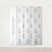 Logo Step Repeat Seminar Conference Event Backdrop タペストリー (正面)