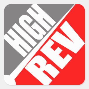Logo Sticker高いRev. スクエアシール