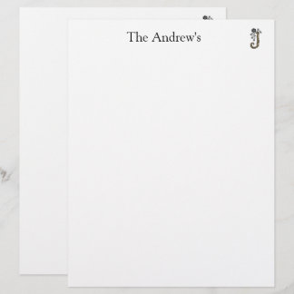 LOGO Stylish  Letter head Paper レターヘッド