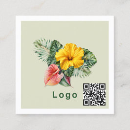 Logo Template QR code スクエア名刺