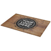 LOGO & TEXT | Custom Business Glass Cutting Board カッティングボード (角)