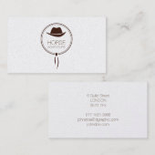 Logo type western 名刺 (正面/裏面)