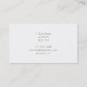 Logo type western 名刺 (裏面)