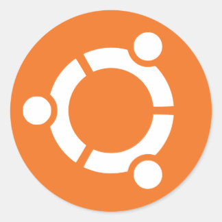 Logo Ubuntu ラウンドシール