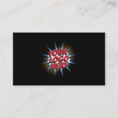 Logo Upload Modern Simple  名刺 (正面)