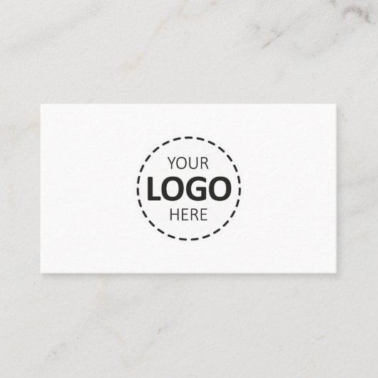 Logo Upload Modern Simple Loyalty 名刺 (正面)