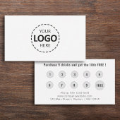 Logo Upload Modern Simple Loyalty 名刺