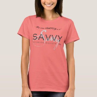 logopdf (1), "そこにいくつかのSAVVYを入れる" Tシャツ