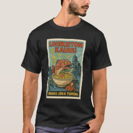 Lohikeiton Kauhu Retro Finnish Horror Art  Tシャツ
