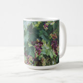 Loire Valley Vineyard – French Grape Painting コーヒーマグカップ (正面右)