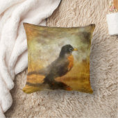 Lois Bryan著明るい目をしたロビン クッション (ブランケット)