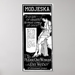 Lois Weber 1921 vintage movie ad poster ポスター