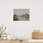 Loiseau – 川の端の工場 ポスター (キッチン)