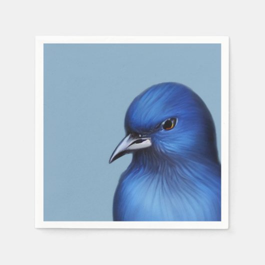 L'oiseau bleu スタンダードカクテルナプキン (正面)