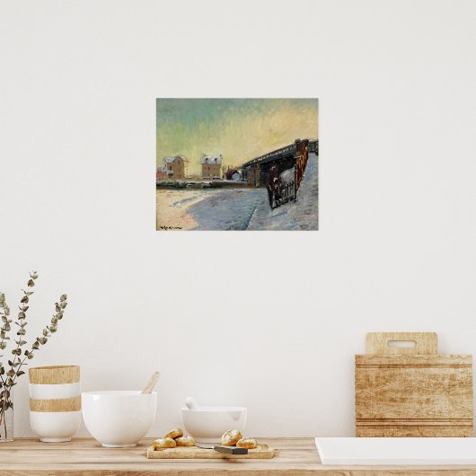 Loiseau - Bridge Of St. Ouen ポスター (キッチン)