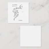 L'oiseau et le bouquet, by Apolinaire ノートカード (正面/裏面)