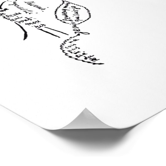 L'oiseau et le bouquet, by Apolinaire ポスター (角)