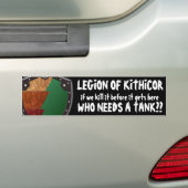 LOKのスローガンのステッカー バンパーステッカー (車上)