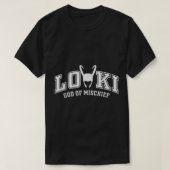 LOKI God of Mischief  Tシャツ (デザイン正面)