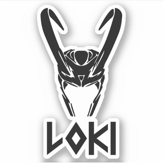 Loki sticker logo シール (正面)