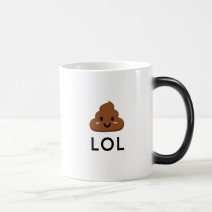 LOLのウンチのEmojiのマグ モーフィングマグカップ