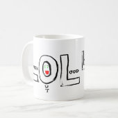 LOLのマグ コーヒーマグカップ (正面左)